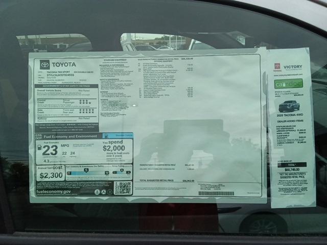 new 2025 Toyota Tacoma car, priced at $56,962