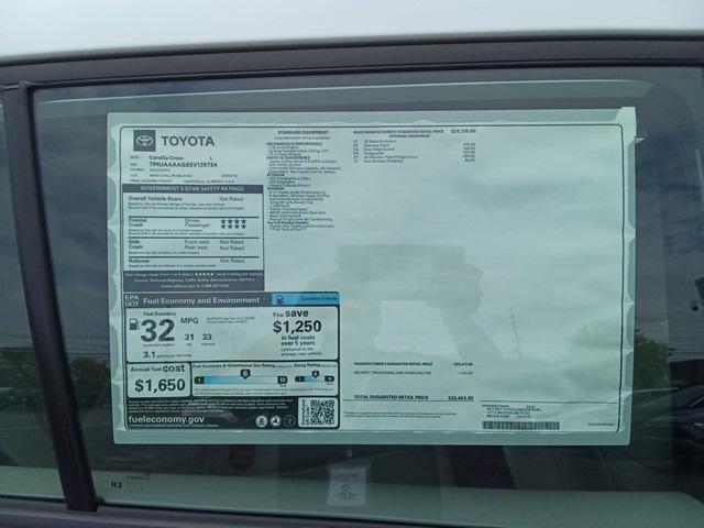 new 2025 Toyota Corolla Cross car, priced at $26,663