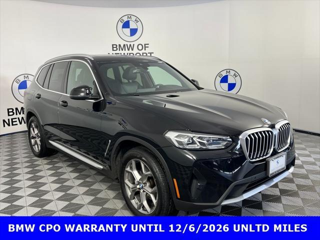 used 2022 BMW X3 car, priced at $35,595