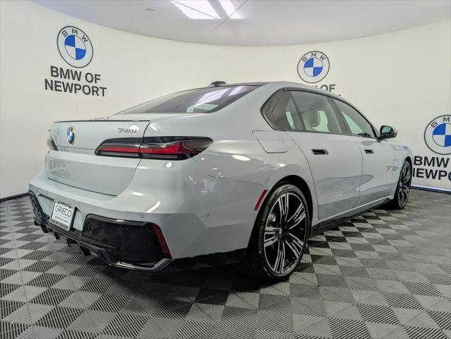 new 2025 BMW 740 car, priced at $108,705