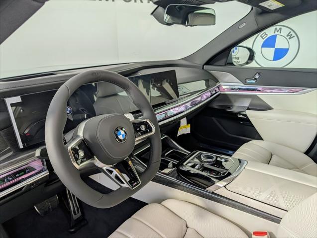 new 2025 BMW 740 car, priced at $108,705