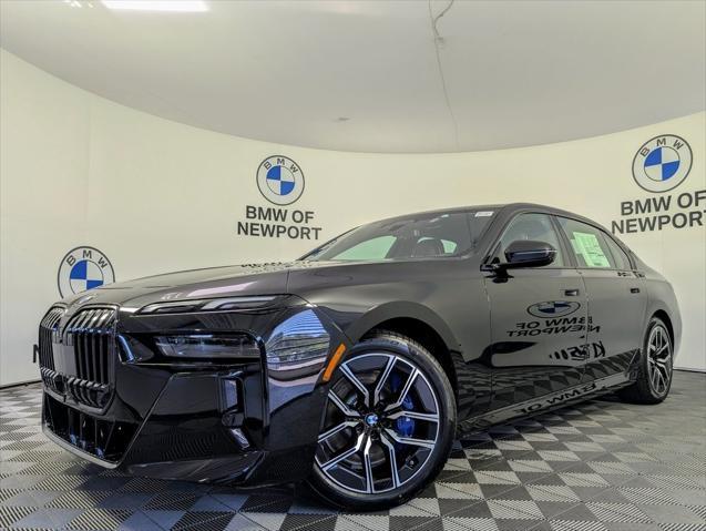 new 2025 BMW 740 car, priced at $109,405