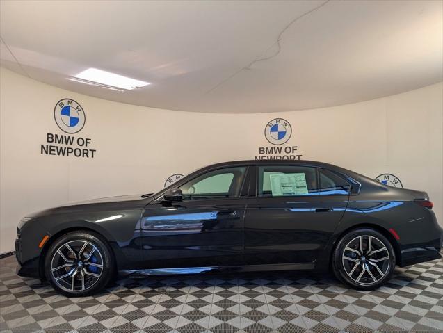 new 2025 BMW 740 car, priced at $109,405