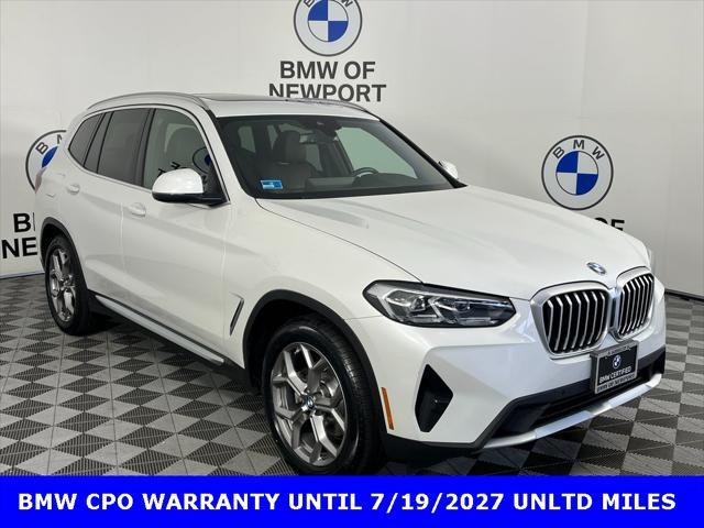 used 2022 BMW X3 car, priced at $37,995