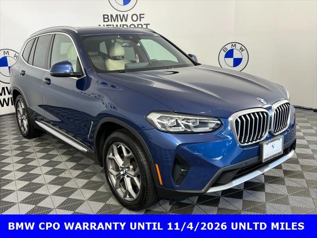 used 2022 BMW X3 car, priced at $39,395