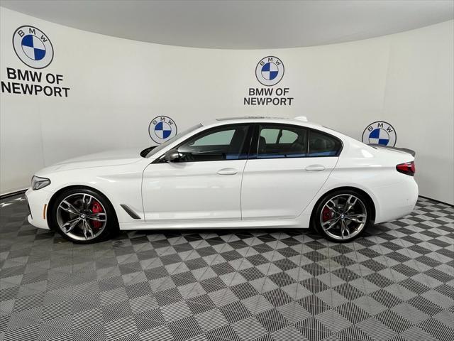 used 2021 BMW M550 car, priced at $59,995