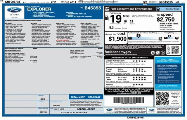 used 2018 Ford Explorer car, priced at $18,995
