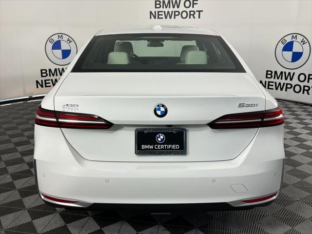 used 2024 BMW 530 car, priced at $55,995