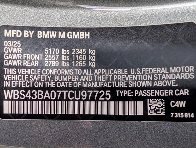 new 2026 BMW M4 car, priced at $103,775
