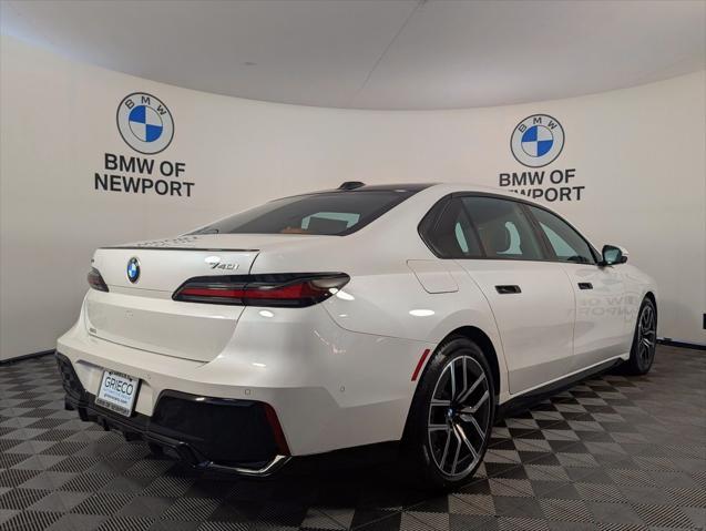 new 2025 BMW 740 car, priced at $106,225