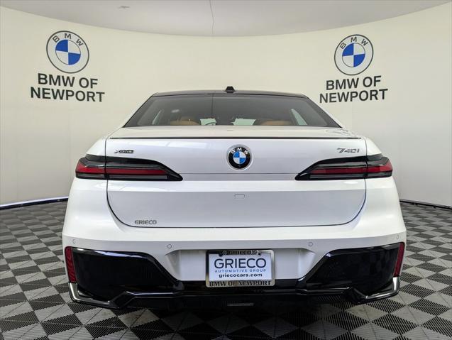 new 2025 BMW 740 car, priced at $106,225