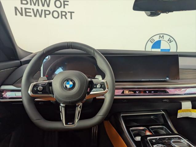 new 2025 BMW 740 car, priced at $106,225