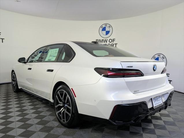 new 2025 BMW 740 car, priced at $106,225
