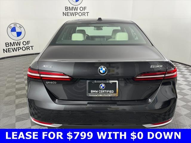 used 2024 BMW 530 car, priced at $57,995