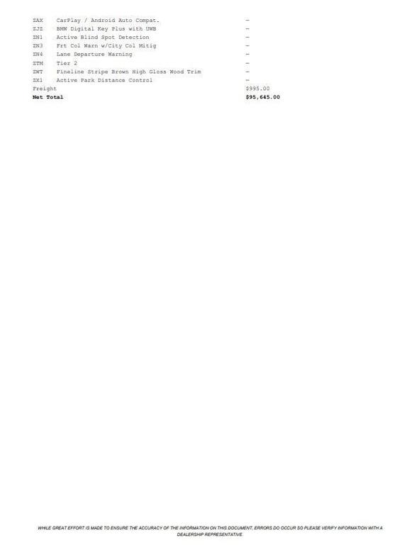 used 2025 BMW X7 car, priced at $82,995