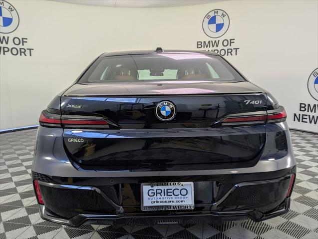 new 2025 BMW 740 car, priced at $110,875