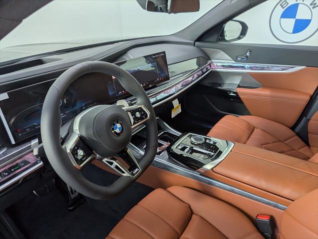 new 2025 BMW 740 car, priced at $110,875