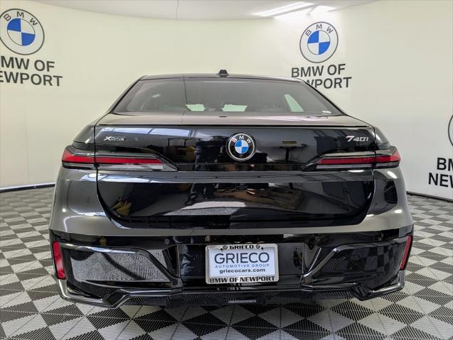 new 2025 BMW 740 car, priced at $109,575