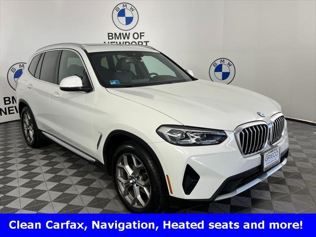 used 2022 BMW X3 car, priced at $37,995