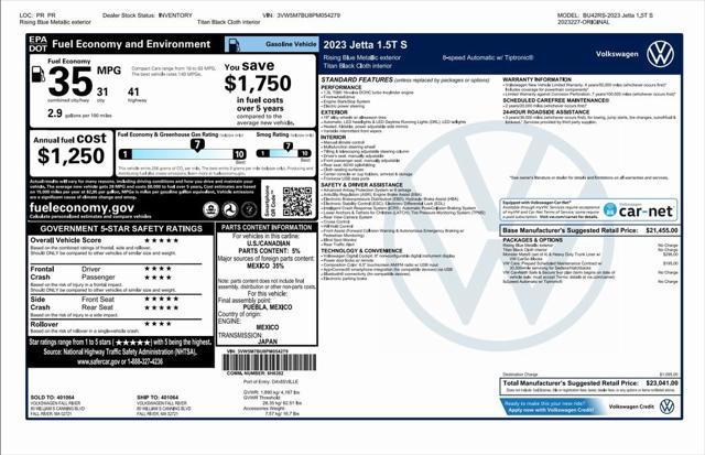 used 2023 Volkswagen Jetta car, priced at $18,495