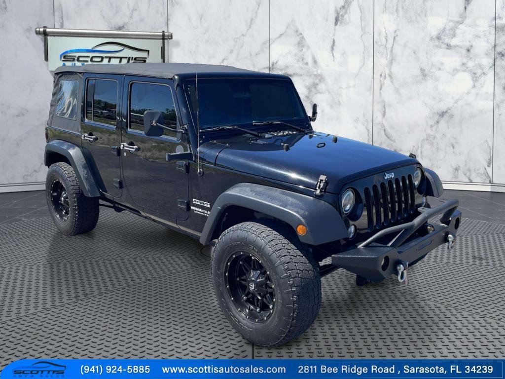 used 2017 Jeep Wrangler Unlimited car, priced at $18,988