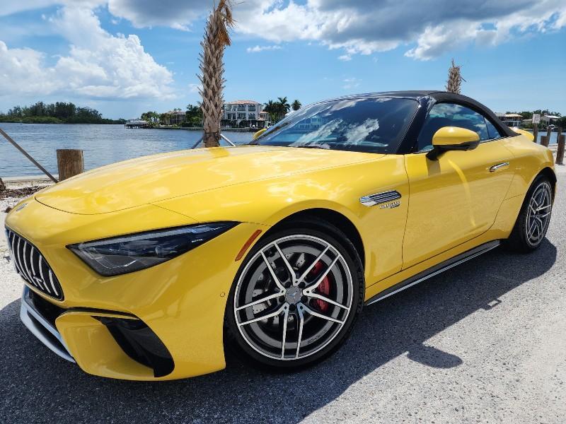 used 2023 Mercedes-Benz AMG SL 55 car, priced at $99,988