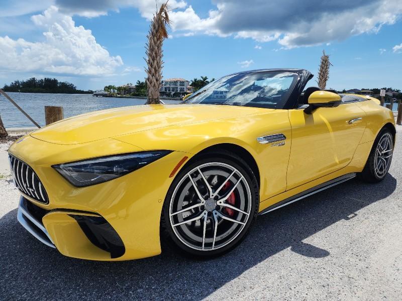 used 2023 Mercedes-Benz AMG SL 55 car, priced at $99,988