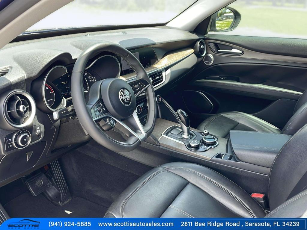 used 2018 Alfa Romeo Stelvio car, priced at $13,988