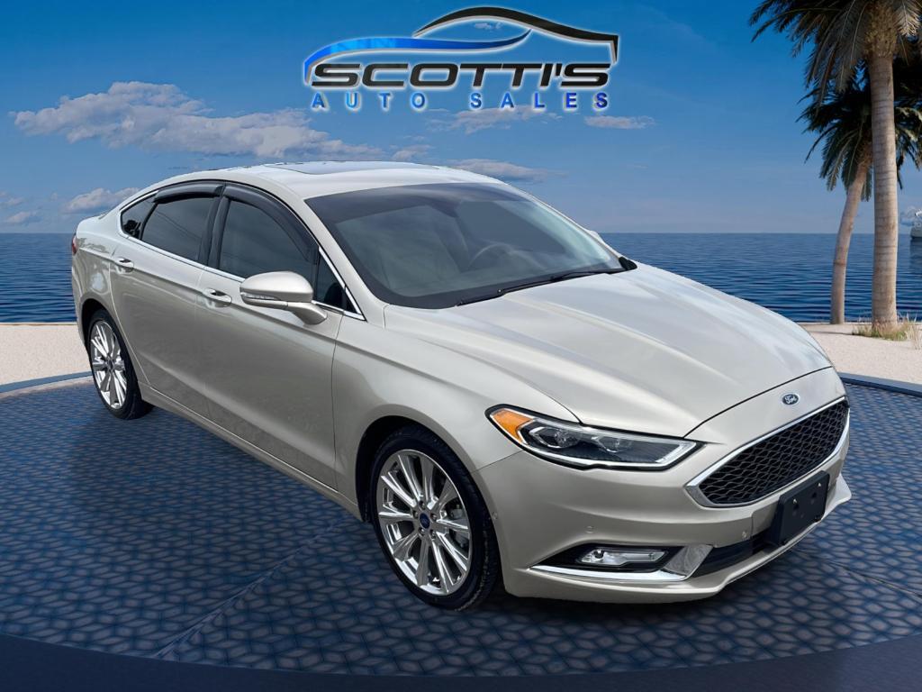 used 2017 Ford Fusion car, priced at $16,420