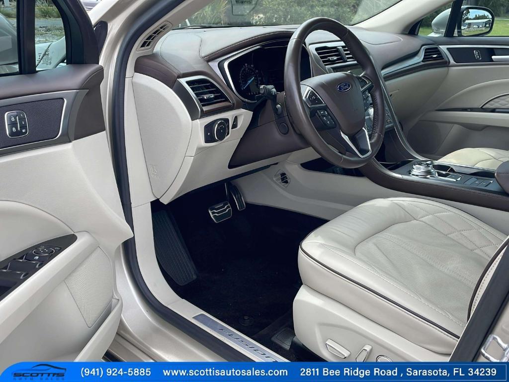 used 2017 Ford Fusion car, priced at $16,420
