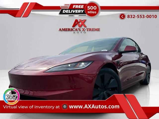 used 2024 Tesla Model 3 car, priced at $28,499