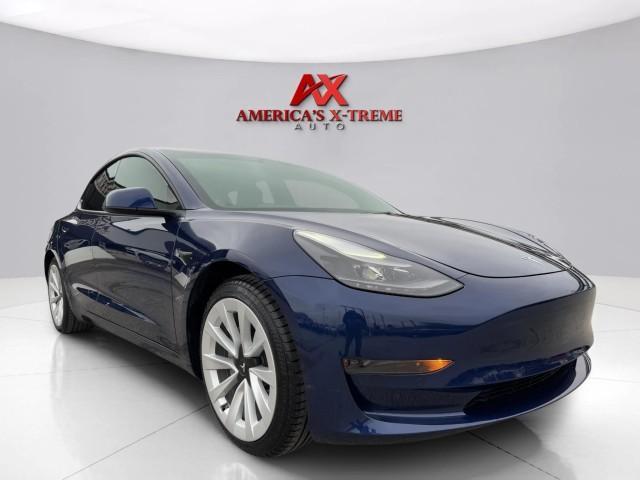 used 2022 Tesla Model 3 car, priced at $24,499