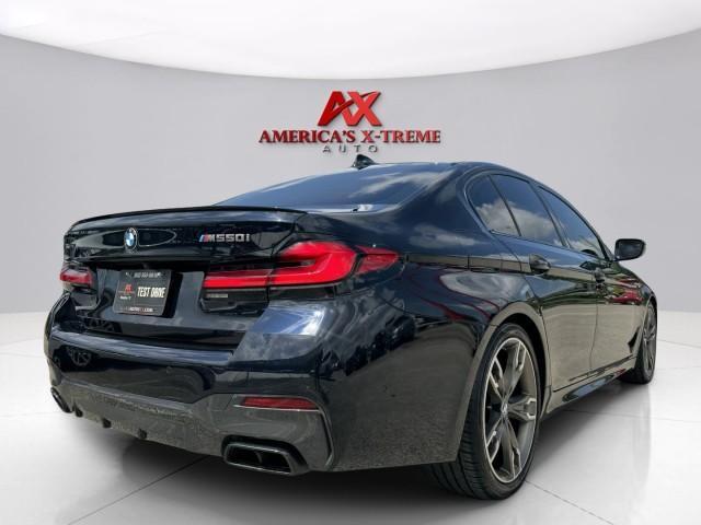 used 2021 BMW M550 car, priced at $44,999