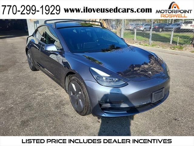 used 2021 Tesla Model 3 car, priced at $28,999