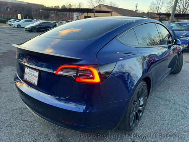 used 2021 Tesla Model 3 car, priced at $27,999