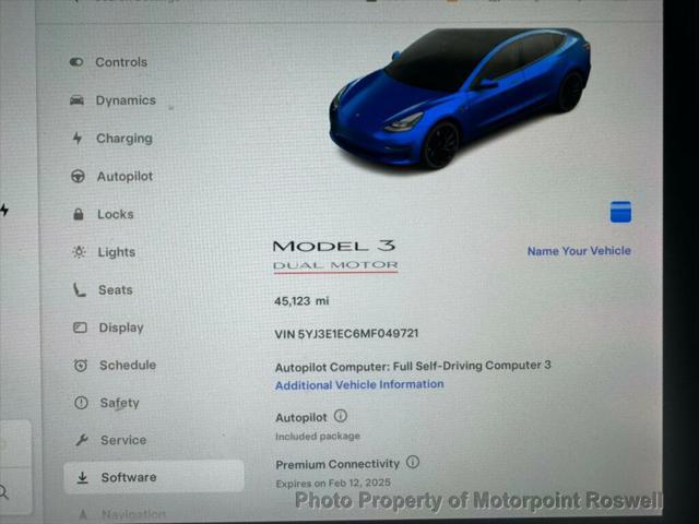 used 2021 Tesla Model 3 car, priced at $27,999