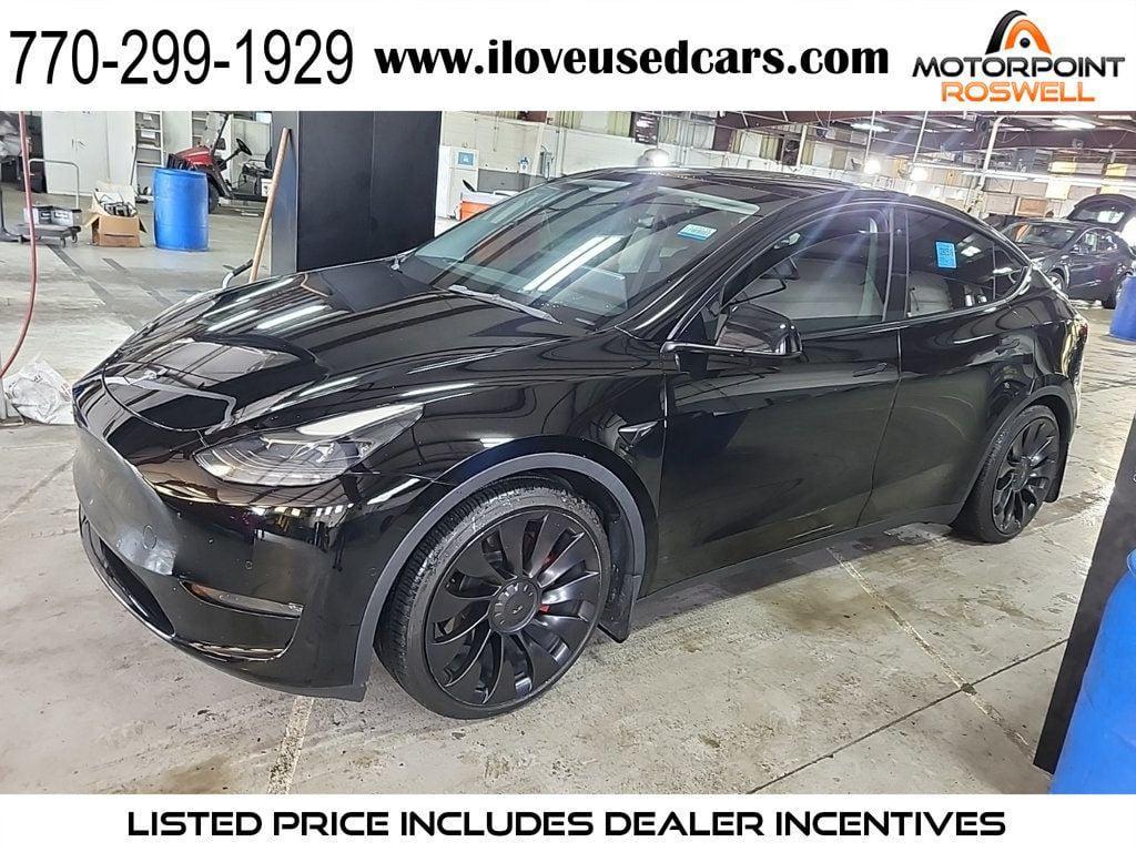 used 2022 Tesla Model Y car, priced at $26,999