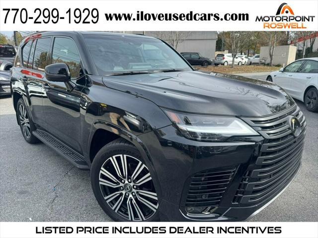 used 2024 Lexus LX 600 car, priced at $106,786