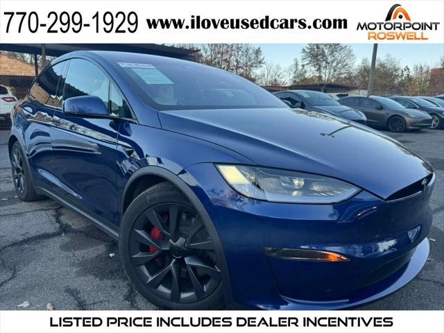 used 2024 Tesla Model X car, priced at $79,999