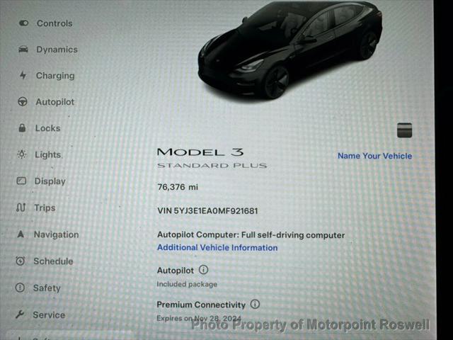 used 2021 Tesla Model 3 car, priced at $20,786