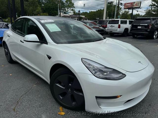 used 2023 Tesla Model 3 car, priced at $21,999