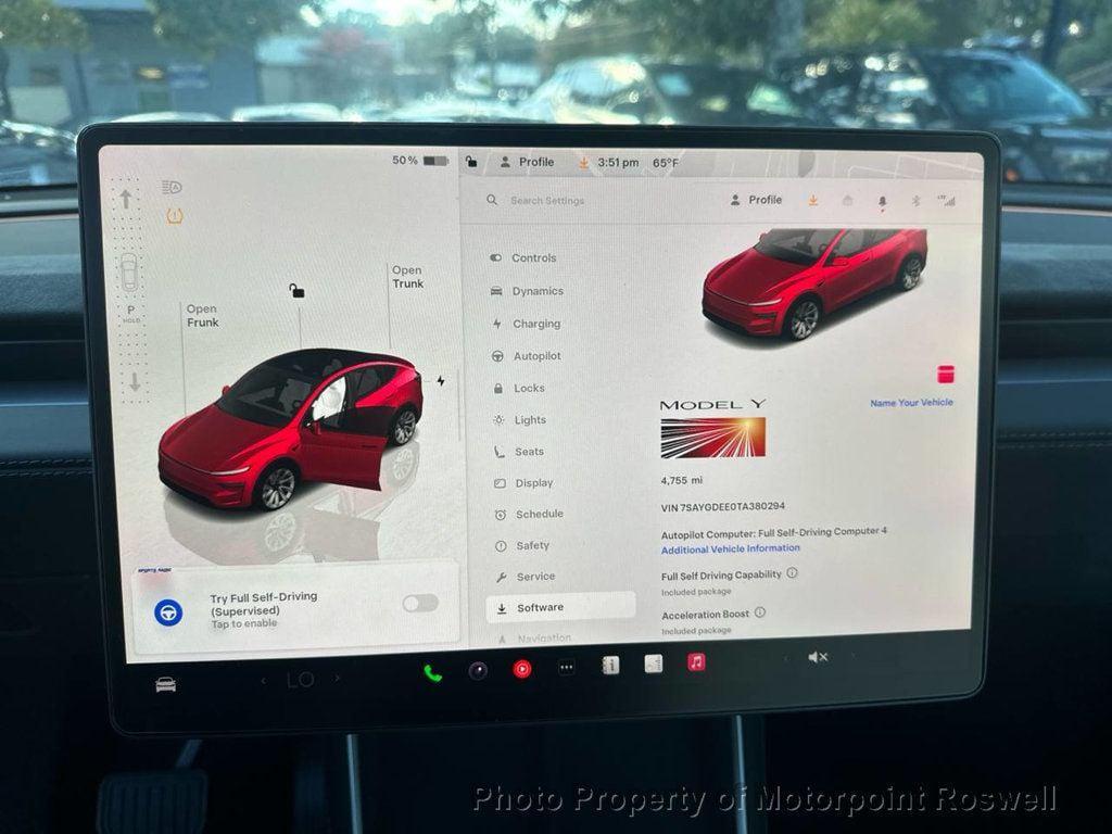 used 2026 Tesla Model Y car, priced at $57,999