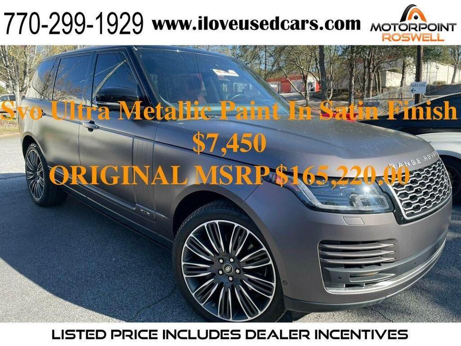 used 2021 Land Rover Range Rover car, priced at $82,999