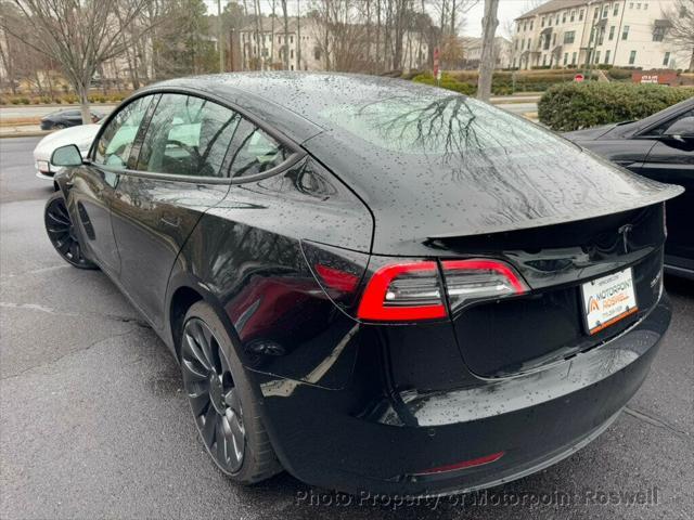 used 2022 Tesla Model 3 car, priced at $27,999