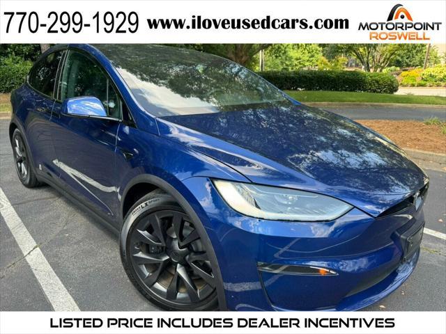 used 2023 Tesla Model X car, priced at $49,999