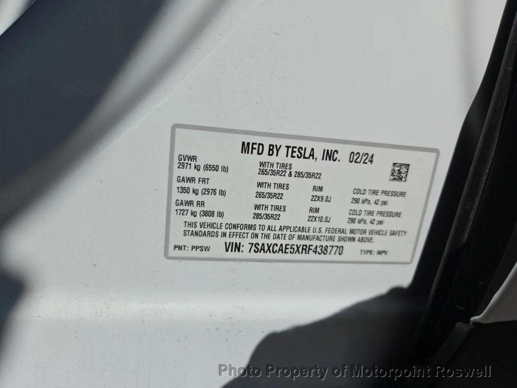 used 2024 Tesla Model X car, priced at $65,999