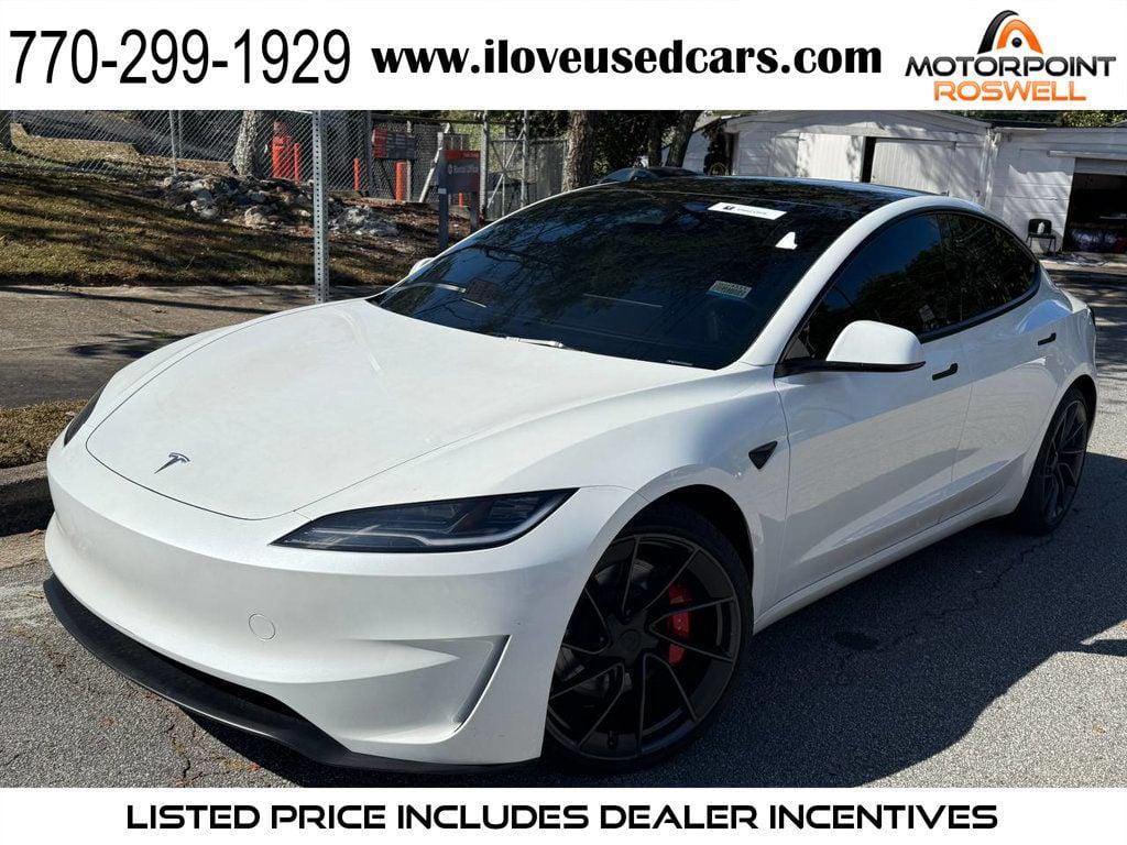 used 2024 Tesla Model 3 car, priced at $38,786