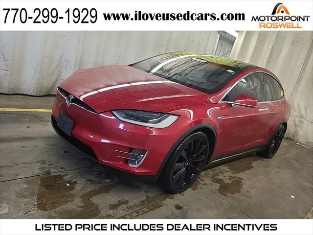 used 2018 Tesla Model X car, priced at $30,999