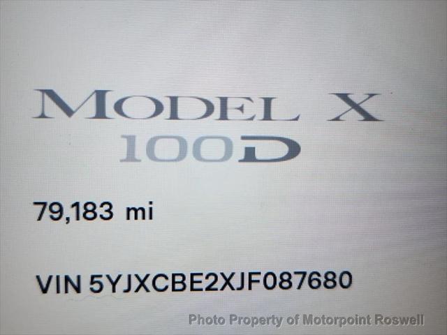 used 2018 Tesla Model X car, priced at $30,999