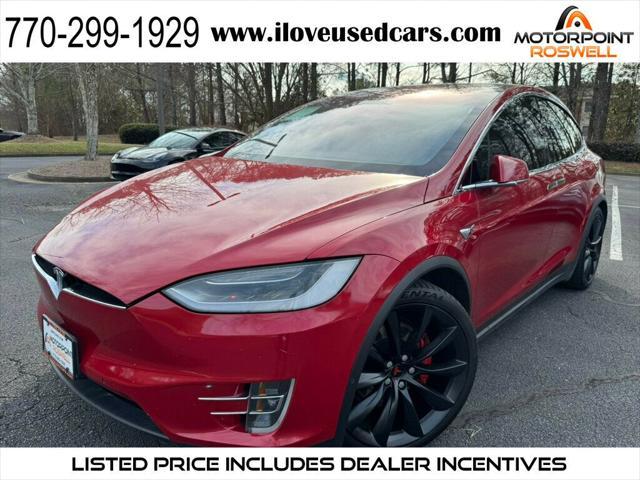 used 2018 Tesla Model X car, priced at $30,999